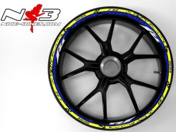 Race Style Yamaha R1 blaumetallic neongelb