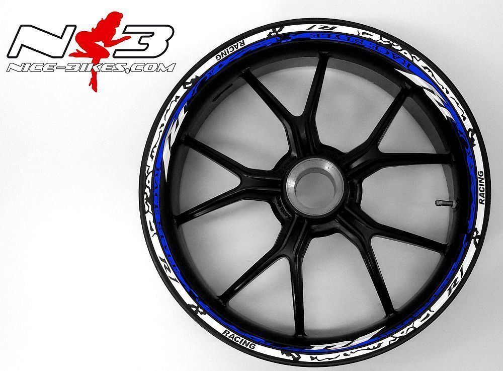 Race Style Yamaha R1 weiß blau