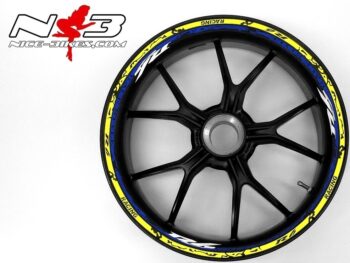 Race Style Yamaha R6 blaumetallic neongelb