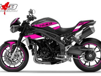 Speed Triple 1050 S Dekor pink auf schwarzer Maschine 2016-17