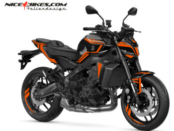 Foliendesign Yamaha MT09 24 Evil Orange 1