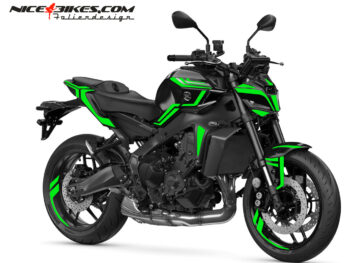 Foliendesign Yamaha MT09 24 Limegreen 1