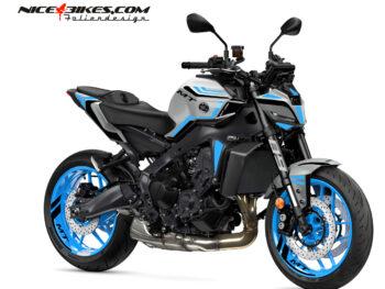 Foliendesign MT09 2025 Ice Storm Blue Edition