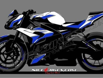 Dekorsatz S1000R Edition blau auf weißer Maschine 2016