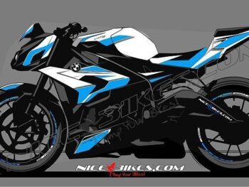 Dekorsatz S1000R Edition hellblau auf weißer Maschine 2016