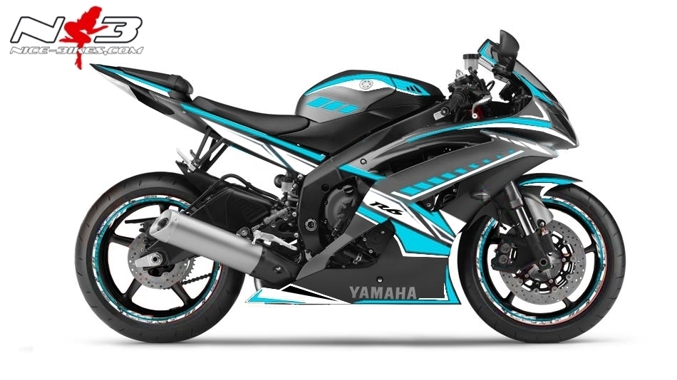 R6 Dekor NEED FOR SPEED hellblau