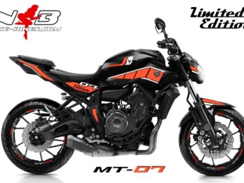 MT07 / 2017 orange auf schwarzer Maschine