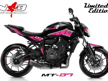 MT07 / 2017 pink auf schwarzer Maschine