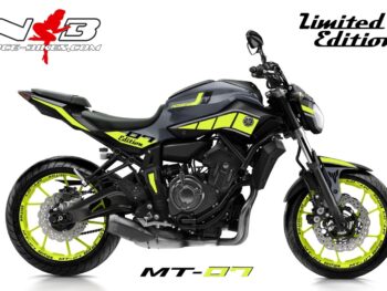 MT07 Night Fluo 2017 mit neon-gelben Design