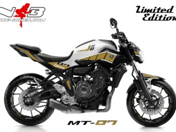 MT07 / 2017 gold auf weißer Maschine