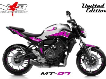 MT07 / 2017 pink auf weißer Maschine