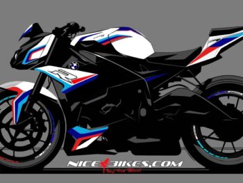 Dekorsatz S1000R Motorsport-EDITION auf weißer Maschine 2017-