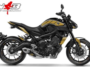 MT09 / gold auf schwarzer Maschine