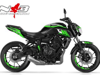 MT07 limegreen weiß auf schwarzer Maschine 2019