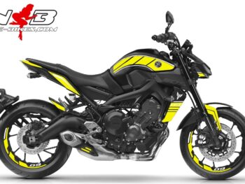 MT09 / gelb auf schwarzer Maschine 2019