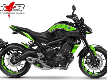 MT09 / limegreen auf schwarzer Maschine 2019