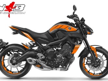 MT09 / orange auf schwarzer Maschine 2019