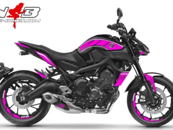 MT09 / pink auf schwarzer Maschine 2019