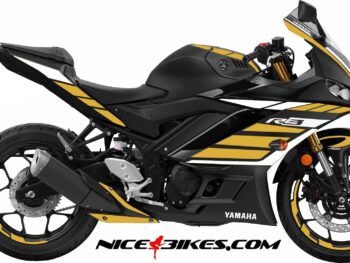 R3 Dekor gold auf schwarzer Maschine