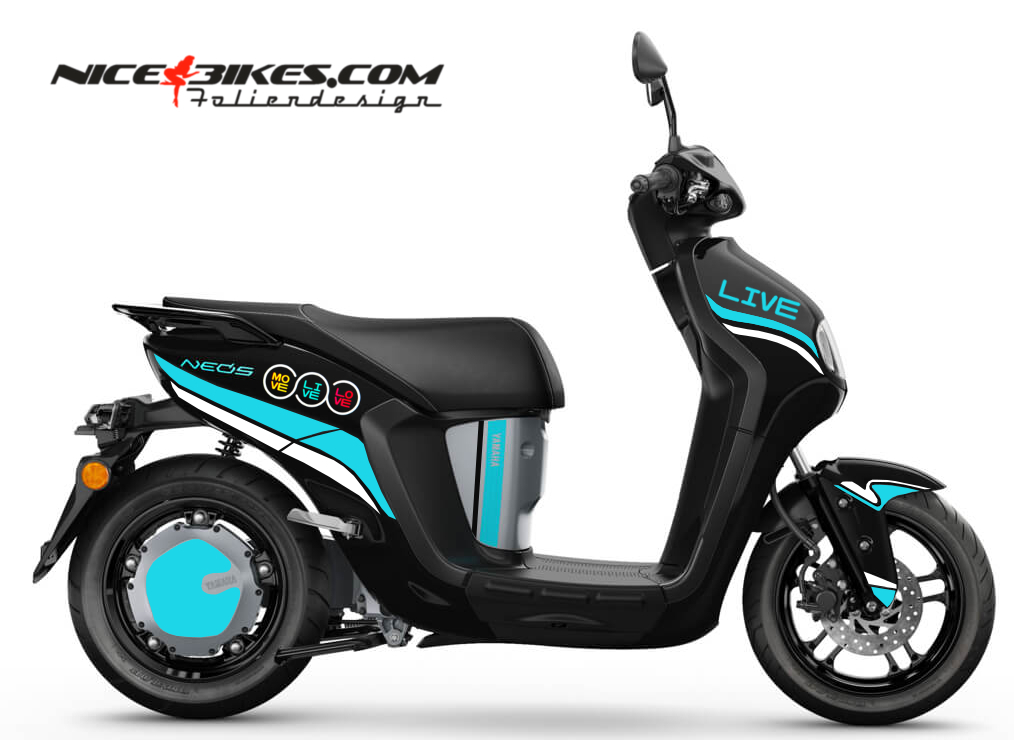 Foliendesign Yamaha NEOS 2023S Miami Blue