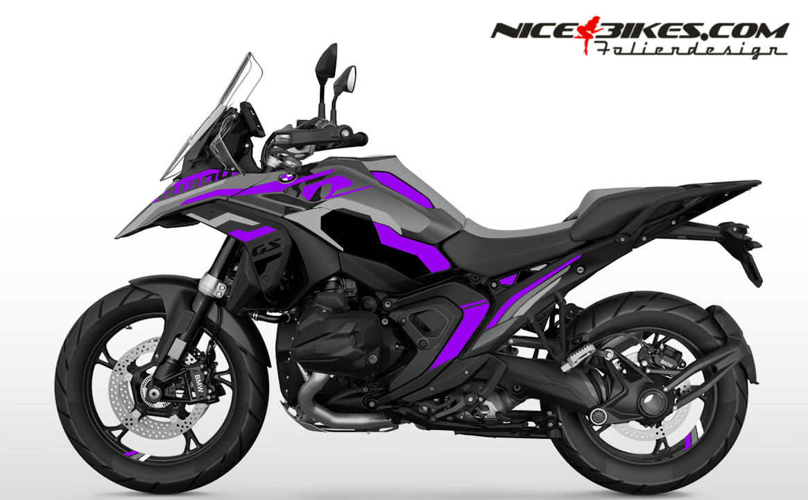 Foliendesign R1300GS 2026 Manga Violett