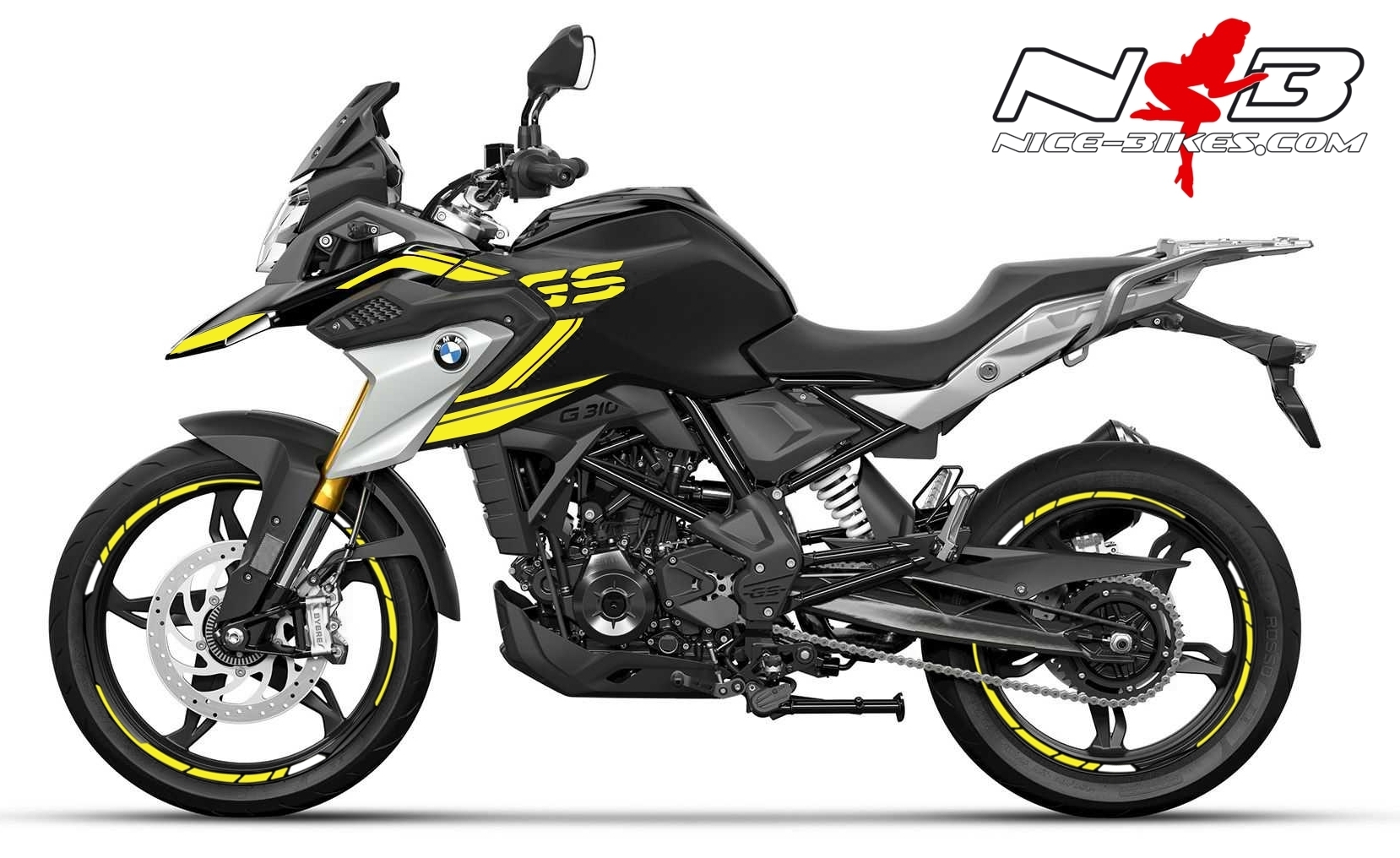 Foliendesign BMW G310GS Hornet Yellow