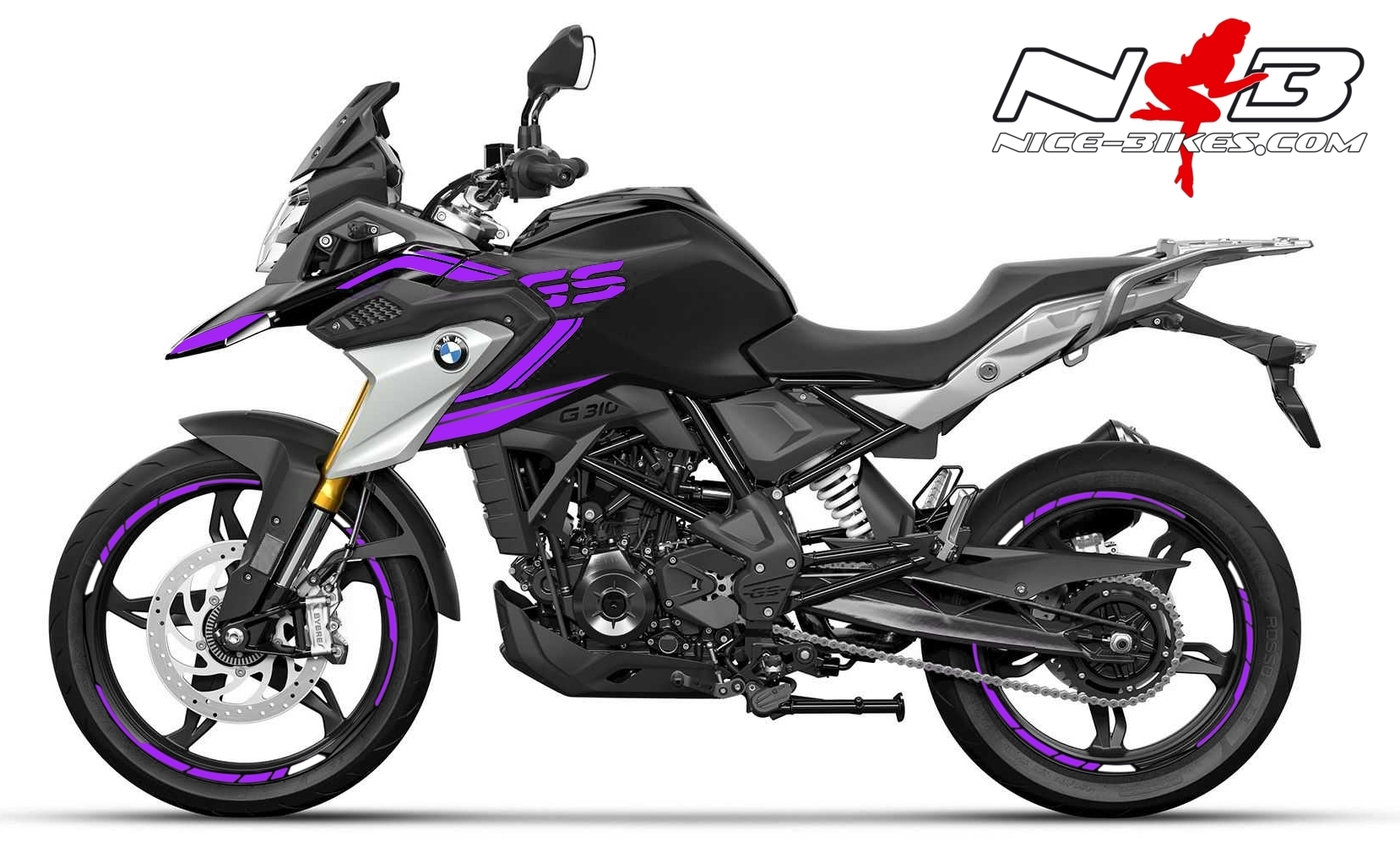 Foliendesign BMW G310GS Manga Violett