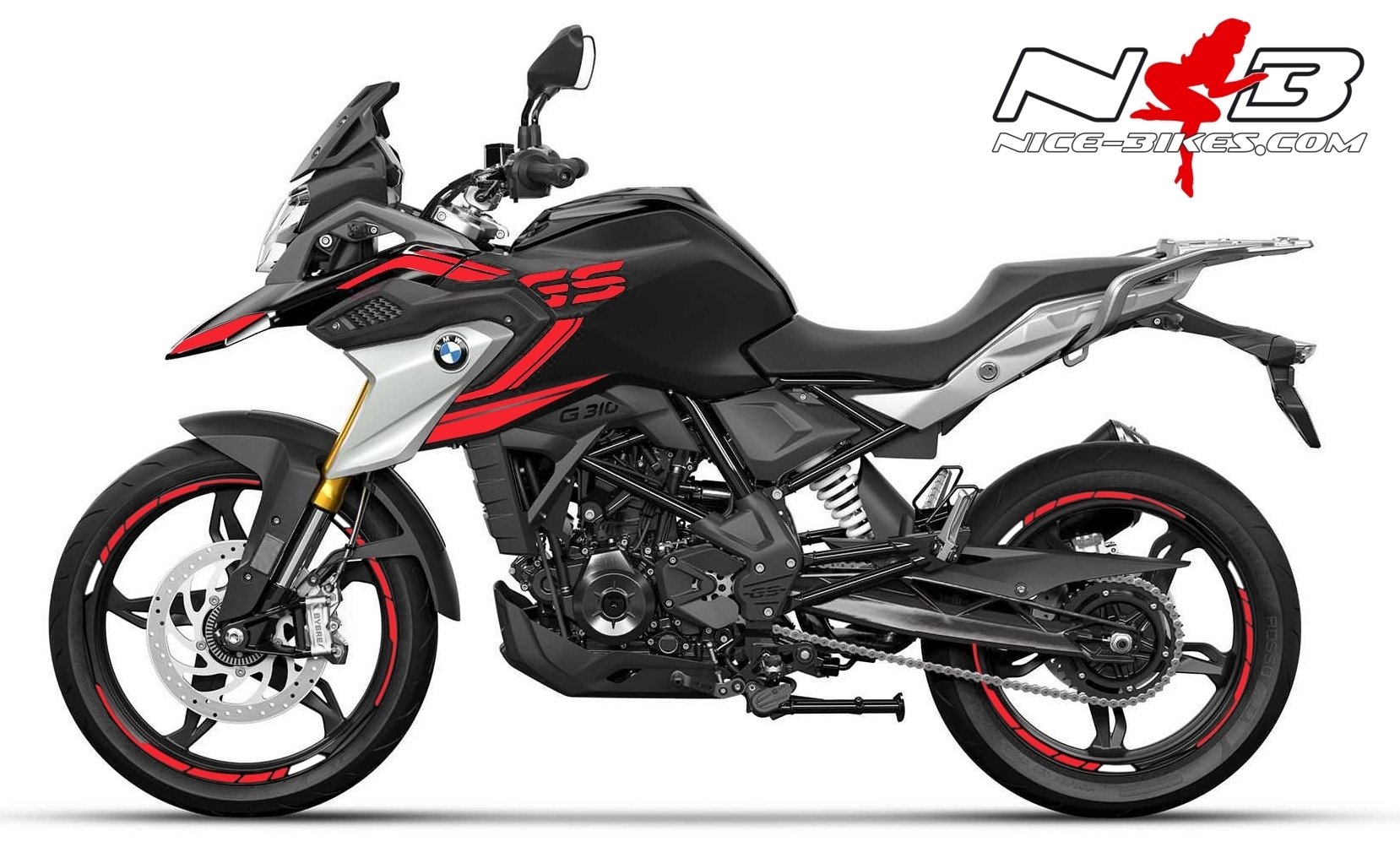 Foliendesign BMW G310GS Racing Red