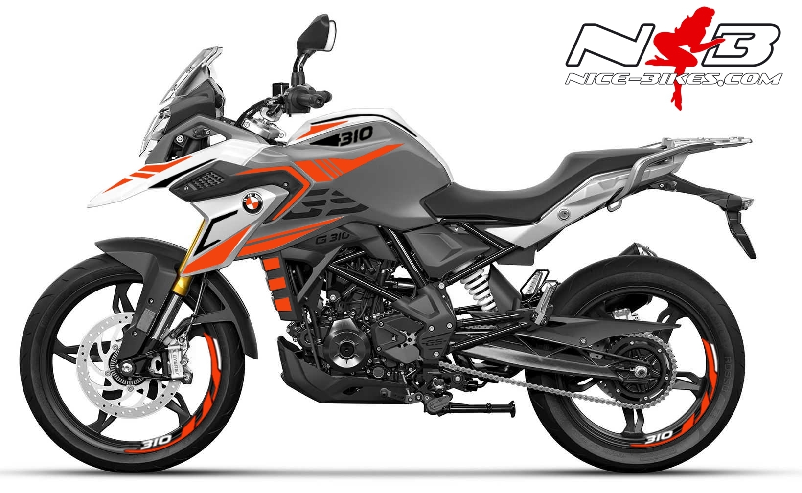 Foliendesign BMW G310GS Evil Orange