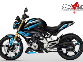 Foliendesign BMW G310R (Bj. 2020) Light Blue