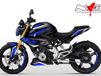 Foliendesign BMW G310R (Bj. 2020) Racing Blue