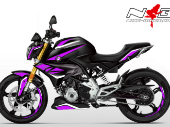 Foliendesign BMW G310R (Bj. 2020) Manga Violett