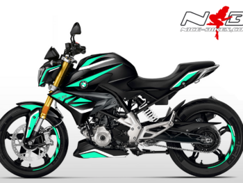 Foliendesign BMW G310R (Bj. 2020) Mint Blue