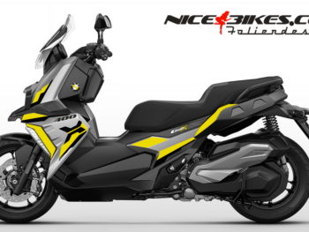Foliendesign BMW C400X 2023 Hornet Yellow