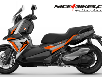 Foliendesign BMW C400X 2023 Evil Orange