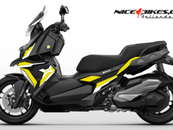 Foliendesign BMW C400X 2024 Hornet Yellow