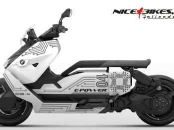 Foliendesign BMW CE04 Racing Grey