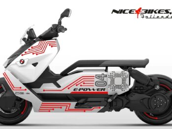 Foliendesign BMW CE04 Racing Red