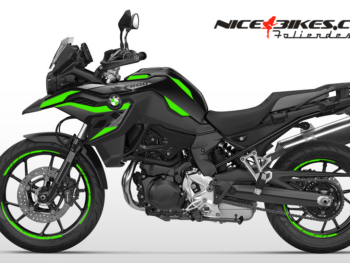 Foliendesign BMW F800GS 2024 Limegreen