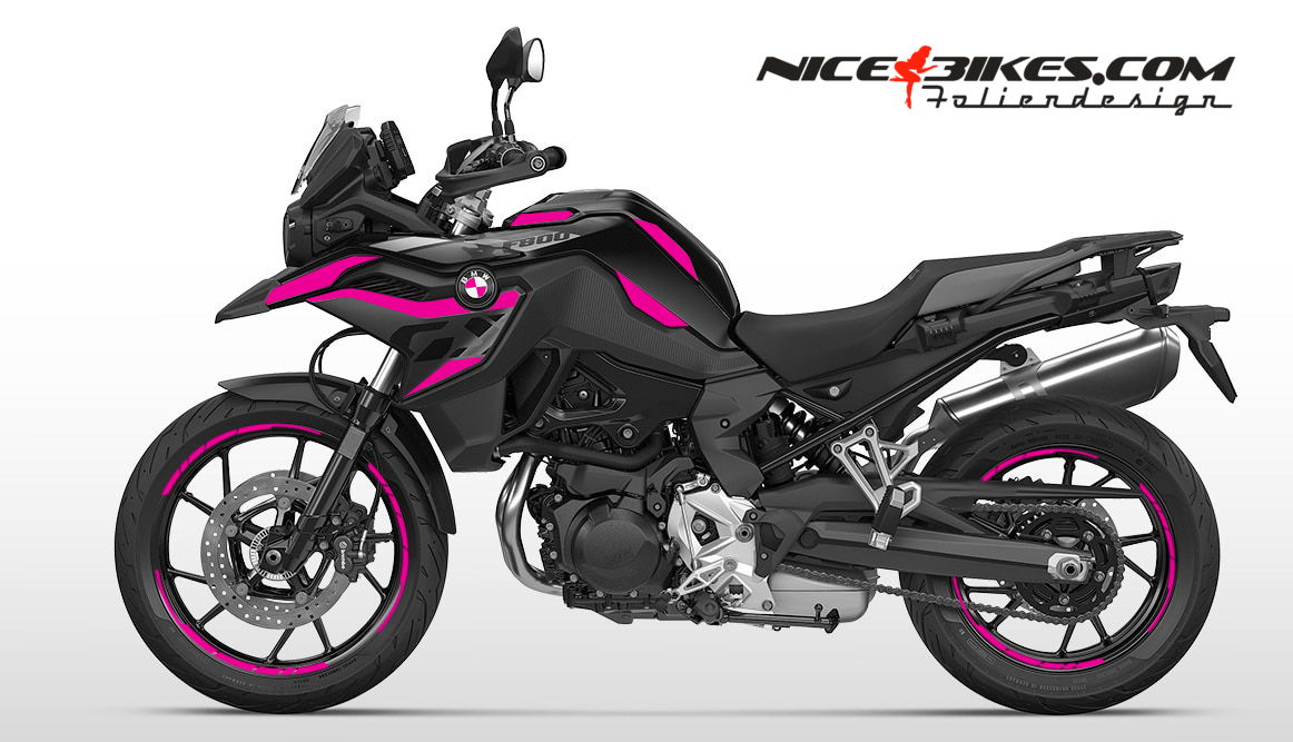 Foliendesign BMW F800GS 2024 Pretty Pink