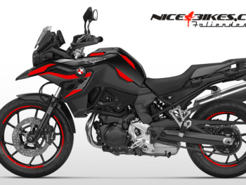 Foliendesign BMW F800GS 2024 Racing Red