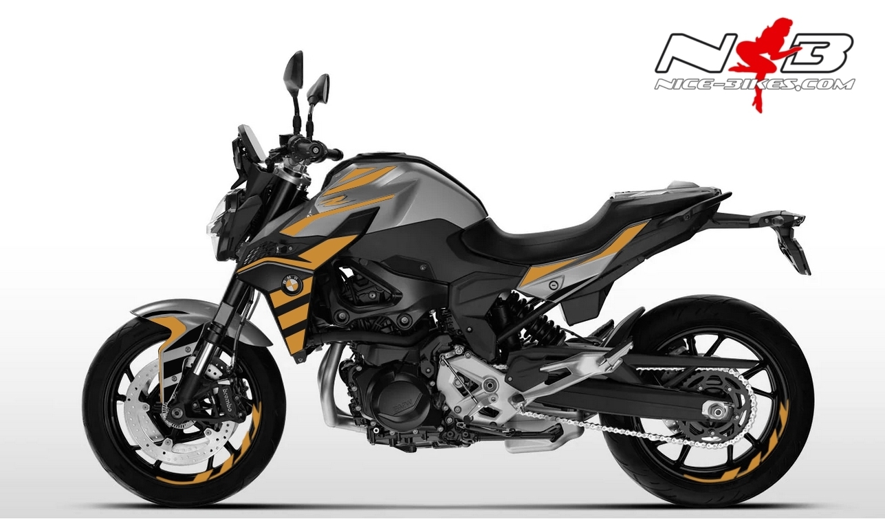 Foliendesign BMW F900R Olympic Gold 2022-23
