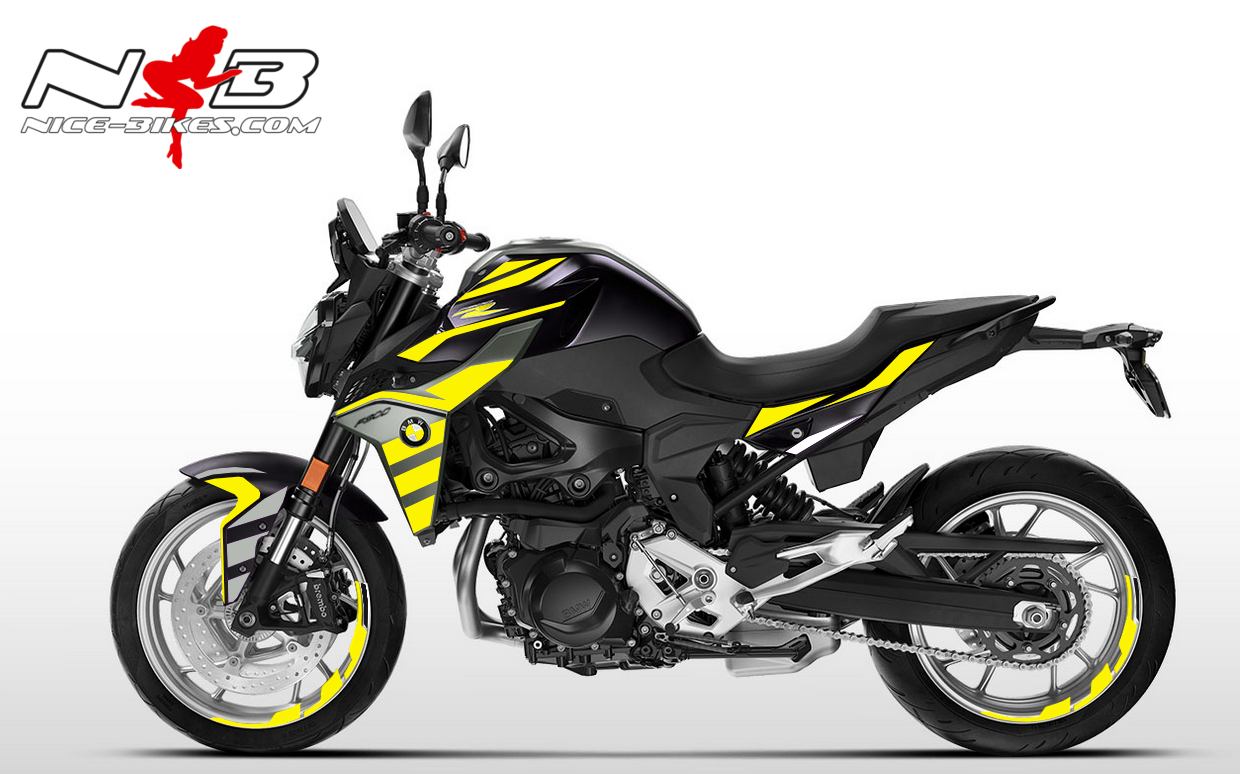 Foliendesign BMW F900 R Hornet Yellow 2020-23
