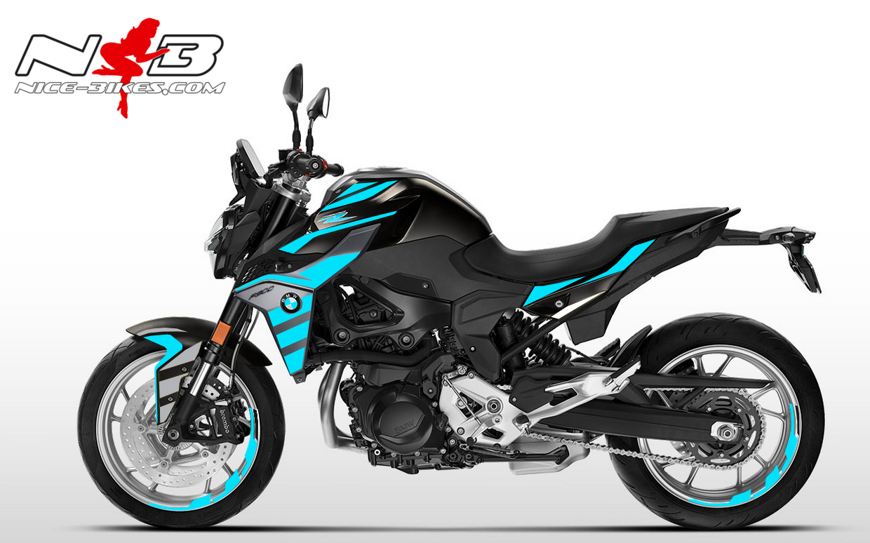 Foliendesign BMW F900 R Light Blue 2020-23