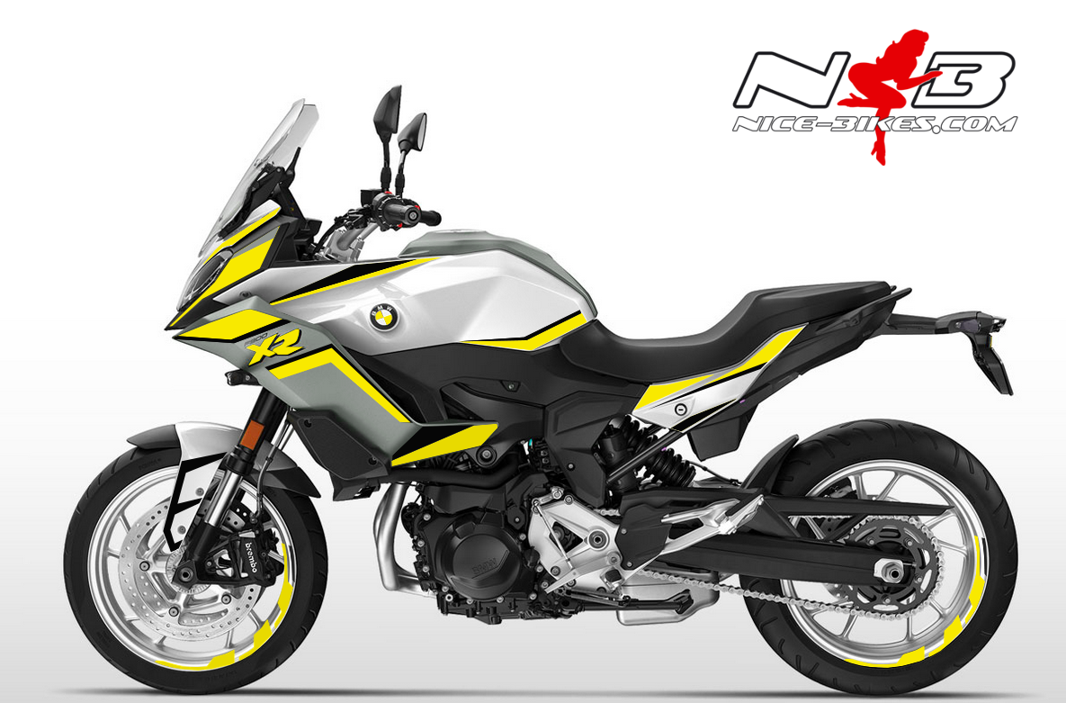 Foliendesign BMW F900 XR Hornet Yellow 2020-23