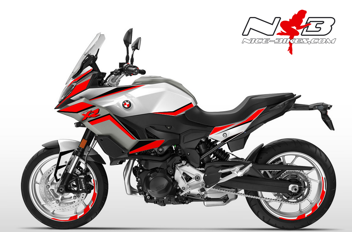 Foliendesign BMW F900 XR Racing Red 2020-23