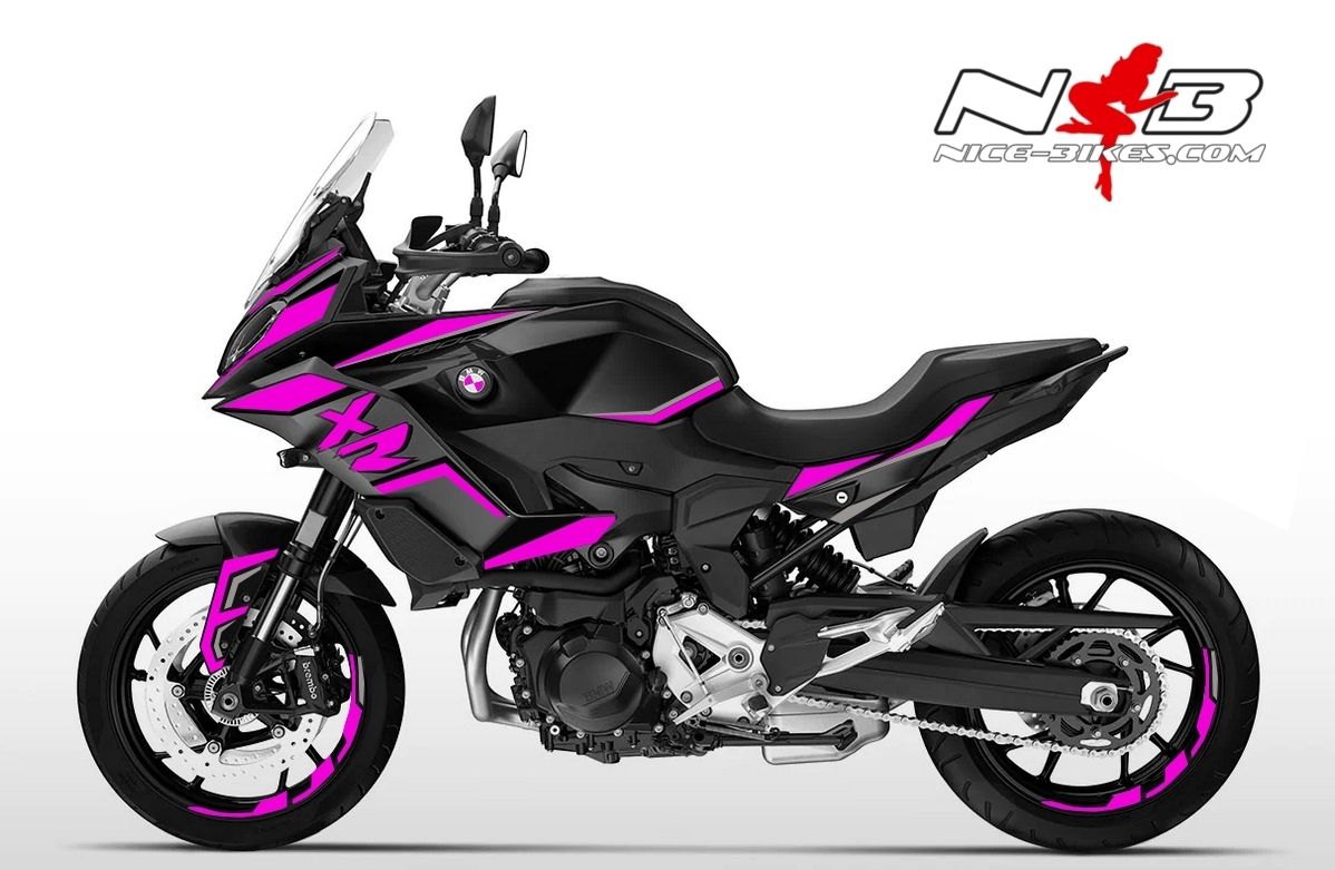 Foliendesign BMW F900XR Pretty Pink 2020-23