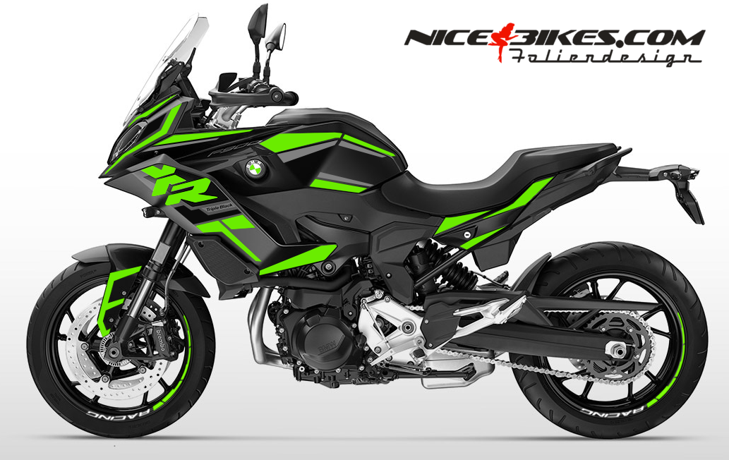 Foliendesign F900XR 2024-25 Limegreen