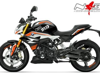 Foliendesign BMW G310R (Bj. 2021) Evil Orange