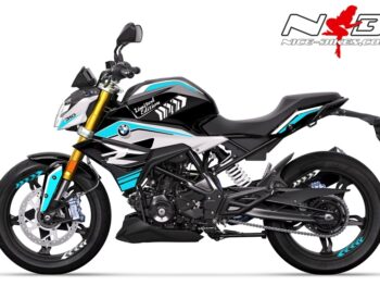 Foliendesign BMW G310R (Bj. 2021) Light Blue